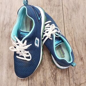 Blue Sketcher Air Tennis shoes